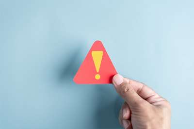 Zeichen mit Rufzeichen